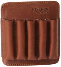 Portacolpi aperto in pelle per cal. 416 Rigby Riserva R5113